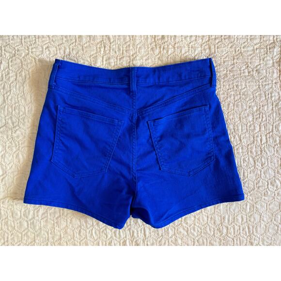 Old Navy High-Rise WOW Royal Blue Shorts Size 4 Pre-Loved - Picture 7 of 9